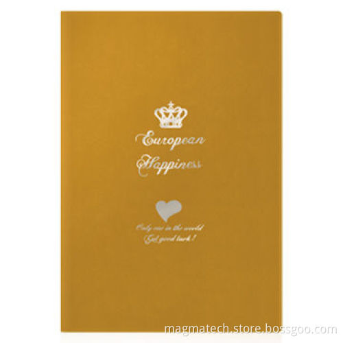 Ultra-slim Leather Case for iPad Mini, Crown, Genuine Leather,with Smart Cover Function,Lemon Yellow